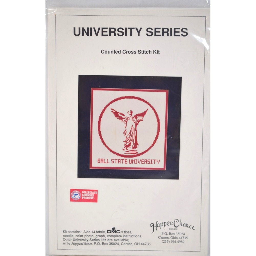 Happer Chance University Series Counted Cross Stitch Ball State University